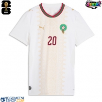 Ženski Nogometni dresi Maroko Ayoub El Kaabi #20 Gostujoči SP 2026 Kratek Rokav